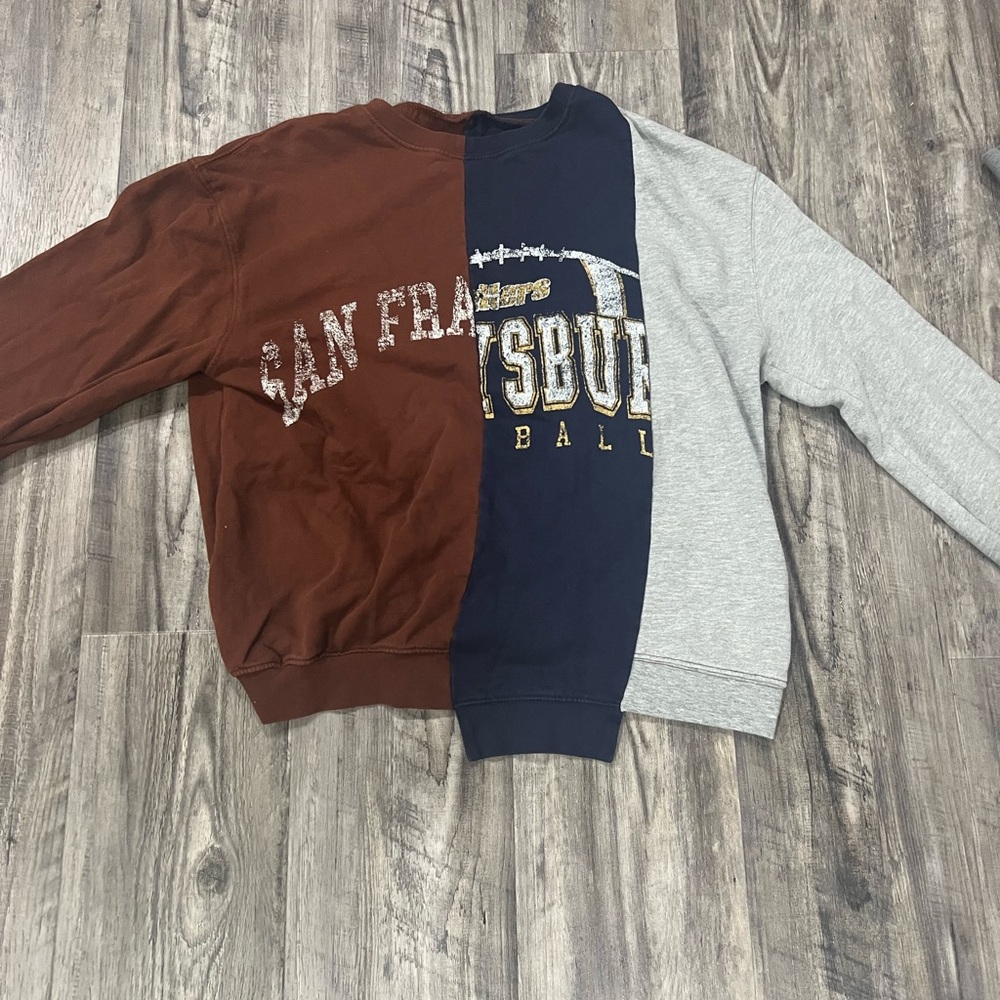Women’s Urban Outfitters Spliced San Francisco Crewneck Sweatshirt